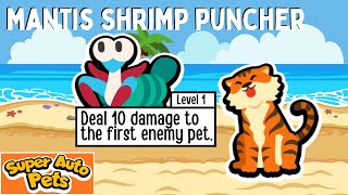 LEVEL 3 TIGER MANTIS SHRIMP COMBO  Super Auto Pets [upl. by Eityak]