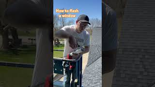 How to flash a window with ​⁠polyguardproducts BBLF Liquid Flash diy modernhouse polyguard [upl. by Annerahs]