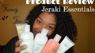 Natural Curly Hair  Jeraki Essentials REVIEW  Demo [upl. by Nnitsuj]