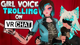 quotYour Superpower is FLUSTERING Peoplequot  Girl Voice Trolling On VRChat Ft Druew [upl. by Hurty]