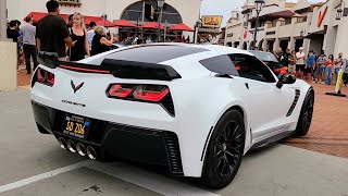 Cammed Corvette C7 Z06 chopping idle [upl. by Ahsotal75]