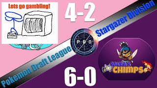 Pokémon Draft League  Sunnyside Suicunes VS Saudas Chimps  S7 W7 Stargazer Div [upl. by Mllly]