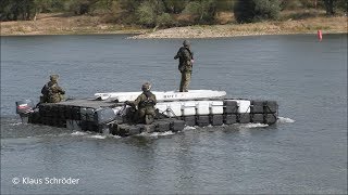 Erprobung THW Fähre Bundeswehr Übung Schneller Adler 2018 [upl. by Rehptsirhc]