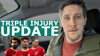 SALAH NUNEZ SZOBOSZLAI INJURY LATEST  Liverpool press conference [upl. by Shandra626]