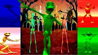 💥👽 Baby Calm Down FULL HD  Sceleton💀 alien funny dance El Chombo Dame Tu Cosita 👽💀 ☠️ aliendance [upl. by Orutra]