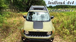 2016 Jeep RENEGADE Trailhawk  Drifty OffRoad Drive and 4Low Demo [upl. by Eseerahs486]