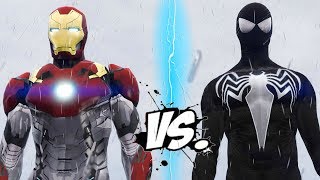 Black Spiderman vs Iron Man Mark 47  Epic Superheroes Battle [upl. by Lucio]