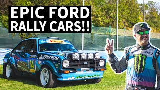 Vintage Ford Rally Cars Get Raced Epic Collection of Escorts WRC Focus  More at RallyLegend 2019 [upl. by Ahseyi775]