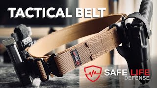 Safe Life Defense Tactical Belt [upl. by Neyuq850]