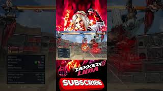 Tekken 8 Lidia Sobieska Absurd Combo tekken8 tekken dreadprince lidia yt 철권8 youtubeshorts [upl. by Veradia]