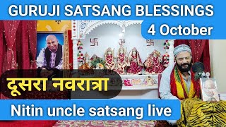 Nitin uncle Guruji satsang Live today  4 October [upl. by Llehsar]