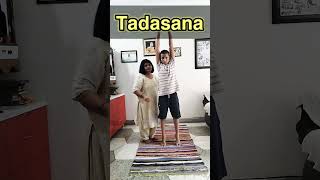 Tadasana for stering  increase the height  yoga with madhubala sharma  बढ़ेगी हाइट [upl. by Serra]