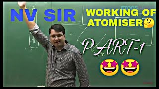 WORKING OF ATOMISER BY NV SIR KOTA TEACHERS [upl. by Ema]