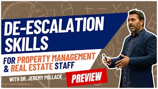 Deescalation Training for Real Estate amp Property Management Staff  Online Course Preview  Dr P [upl. by Berga153]