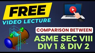 Comparison between ASME SEC VIII Div 1 and Div 2  Pressure Vessel  Heat Exchanger [upl. by Niliram349]