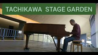 Japanese 47 years old piano biginer play I LOVE YOU piano version at Tachikawa stage garden [upl. by Stavro66]