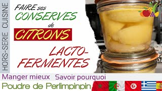 🇲🇦 Comment faire ses CONSERVES DE CITRONS lactofermentés ou citrons confits au sel [upl. by Amir]