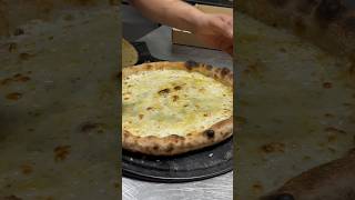 72 hours fermentation pizza dough pizza is very crispy pizza italianpizza dubai pizzablogger [upl. by Alakam]