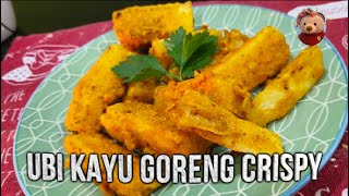 Ubi Kayu Goreng Crispy hidangan minum petang lepas raya [upl. by Dub]