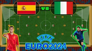 Spain vs Italy  Marble Football Euro 24 [upl. by Latsyrhk]