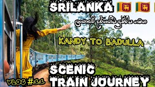 udarata menike train ride  podi menike  kandy to badulla ella odyssey  srilanka train cab ride [upl. by Kurtz]