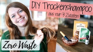 Trockenshampoo Anwendung  selbermachen  ZERO WASTE  Lilies Diary [upl. by Rosenkranz]