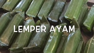 Lemper Ayam Healthy Indonesian Snack [upl. by Lesslie]