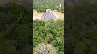 Uma vista aérea de Chichén Itzá Vídeo de drone em 4k [upl. by Linea]