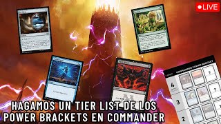 Stream  Hablemos de los Power Brackets en Commander [upl. by Milburt]