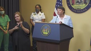 City of New Orleans Press Conference on Tropical Storm Ida [upl. by Grim]