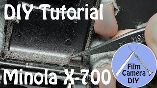 Minolta X700  Replacing Foam Seals Tutorial  DIY 011 [upl. by Wynnie]