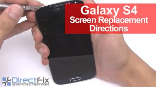 Galaxy S4 Screen Replacement Repair in 7 Minutes [upl. by Marshal]