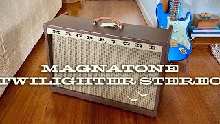 Magnatone USA Twilighter Stereo  Eastman Guitars SB59v [upl. by Dnanidref691]