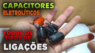 Capacitores Em ParaleloSérie CapacitânciaVoltagem Correta nas Fontes ou Projetos Variáveis [upl. by Omarr]