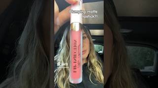 LOVING THIS LIPSTICK Is this Matte lip plumper how to beautytips makeuphacks shorts [upl. by Nostets]