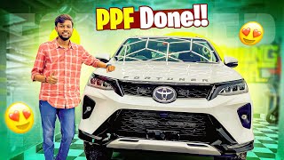 Finally Fortuner Legender Me PPF Karwa Diya 😍🔥 Detailing Mafia Dhanbad🔥 [upl. by Hodess96]