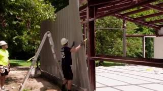 Centra Series Install  Step 32  Install Wall Sheeting [upl. by Shiverick]