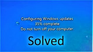 How to Fix Windows 10 Update Stuck on Working on Updates [upl. by Calendre]