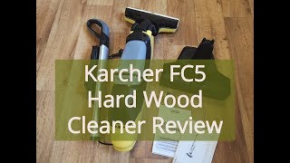 Karcher FC5 Hard Floor Cleaner Review amp Demo [upl. by Anelis]