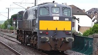 Irish Rail 071 Class Light Engine number 085  Malahide Station Dublin [upl. by Tocci]