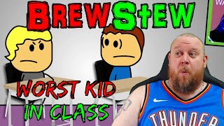 Brewstew Worst Kid In Class REACTION  Plus the legend of Adam and the Blackboard duster [upl. by Cassius657]