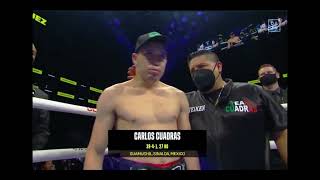 Carlos Cuadras vs Jesse Rodriguez [upl. by Crescen]