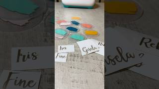 Super einfach Namensschilder plotten mit Cricut Joy youtubecreatorcommunity [upl. by Sunev467]