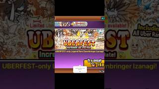 Uber super rare in Uber fest battlecats [upl. by Sewel420]