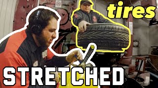 HowTo Stretch Tires  Shop Shenanigans  100 PSI  Bead Blaster [upl. by Hyland239]