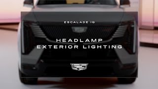 ESCALADE IQ Headlamp and Exterior Lighting  Cadillac [upl. by Okoyk]