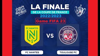 Coupe de France 202223  FC Nantes vs Toulouse FC [upl. by Epolulot750]