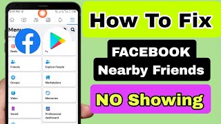 How To Fix Facebook Nearby Friends Option Not Showing 2023  Nearby Friends Facebook Not Working [upl. by Iclek]