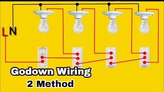 Godown Wiring Connection  Godown Wiring Connection Diagram  Godown Wiring  Its Electrical [upl. by Kirtley]