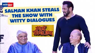 Salman Khan Steals the Show with Witty Dialogues of SalimJaved  Angry Young Men Trailer Launch [upl. by Windy680]